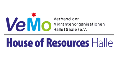 Logo des Verbands der Migrantenorganisationen Halle (Saale) e.V.