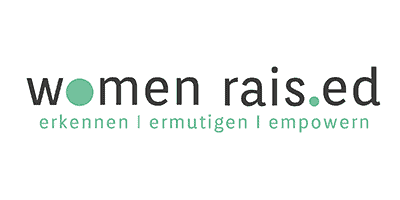 Logo von women rais.ed – erkennen | ermutigen | empowern