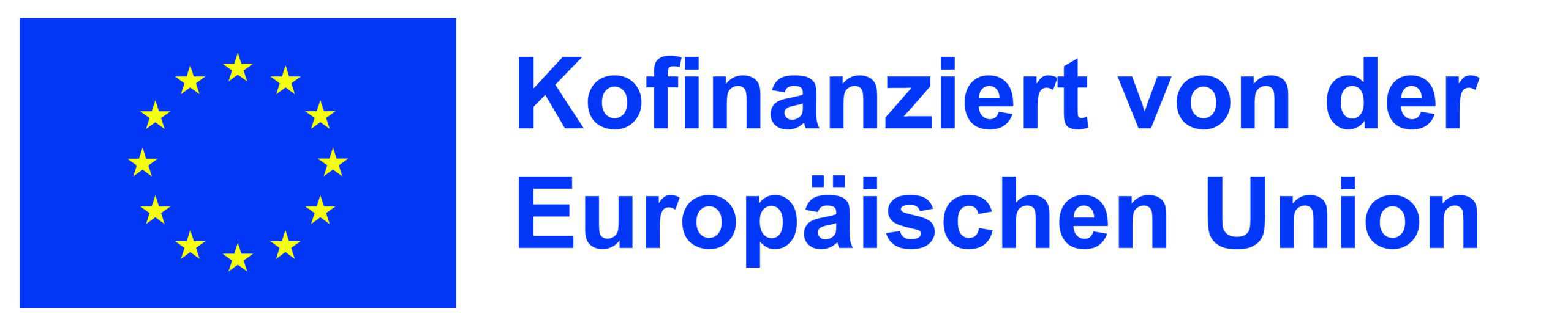 Logo mit Text: Kofinanziert von der Europäischen Union